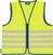 Kerékpár kabát, mellény Abus Lumino Reflex Vest Kids Yellow S Mellény