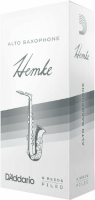 Anches Saxophone Alto Rico Hemke Force 2.5 - Pack De 5 - Coupe Française Pour Son Classique/Jazz