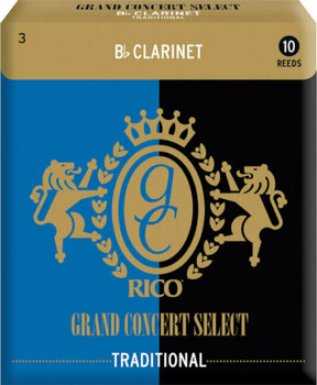 Plátok pre klarinet Rico Grand Concert Select 2.5 Plátok pre klarinet - 1