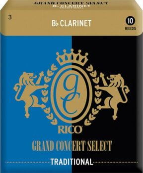 Plátok pre klarinet Rico Grand Concert Select 3 Plátok pre klarinet - 1