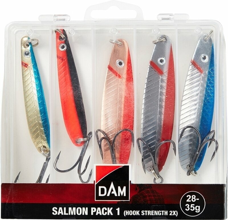 Spinner / Cuchara DAM Salmon Pack 1 Mixed 7,5 cm - 9 cm 28 - 35 g