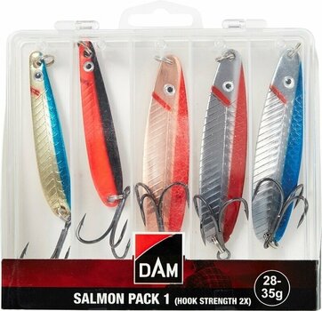 Cucchiaino ondulante DAM Salmon Pack 1 Mixed 7,5 cm - 9 cm 28 - 35 g - 1