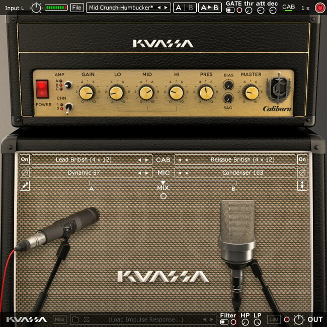 Tonstudio-Software Plug-In Effekt KUASSA Amplifikation Caliburn (Digitales Produkt)