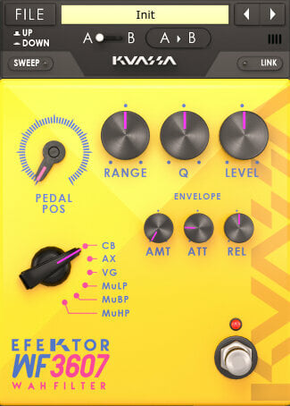 Tonstudio-Software Plug-In Effekt KUASSA Efektor WF3607 Wah Filter (Digitales Produkt)