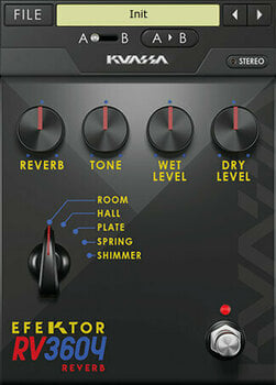 Tonstudio-Software Plug-In Effekt KUASSA Efektor RV3604 Reverb (Digitales Produkt) - 1