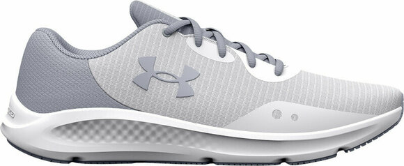 Løbesko til vej og asfalt Under Armour UA Charged Pursuit 3 Tech Running Shoes White/Mod Gray 42,5 Løbesko til vej og asfalt - 1