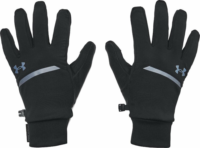 Under Armour UA Storm Fleece Run Gloves Black/Reflective L Bežecké rukavice