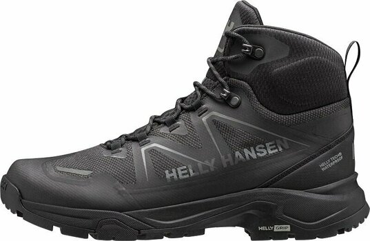 Buty męskie trekkingowe Helly Hansen Men's Cascade Mid-Height Hiking Shoes Black/New Light Grey 46 Buty męskie trekkingowe - 1