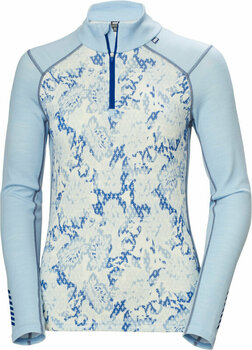 Sailing Base Layer Helly Hansen W Lifa Merino Midweight 2-in-1 Graphic Half-zip Base Layer Baby Trooper Floral Cross XS - 1