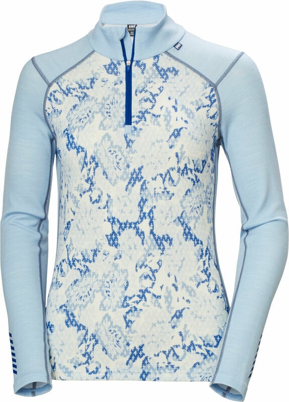 Sailing Base Layer Helly Hansen W Lifa Merino Midweight 2-in-1 Graphic Half-zip Base Layer Baby Trooper Floral Cross L