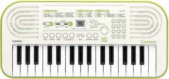 Kindertoetsenbord / Kinderkeyboard Casio SA-50 White - 1