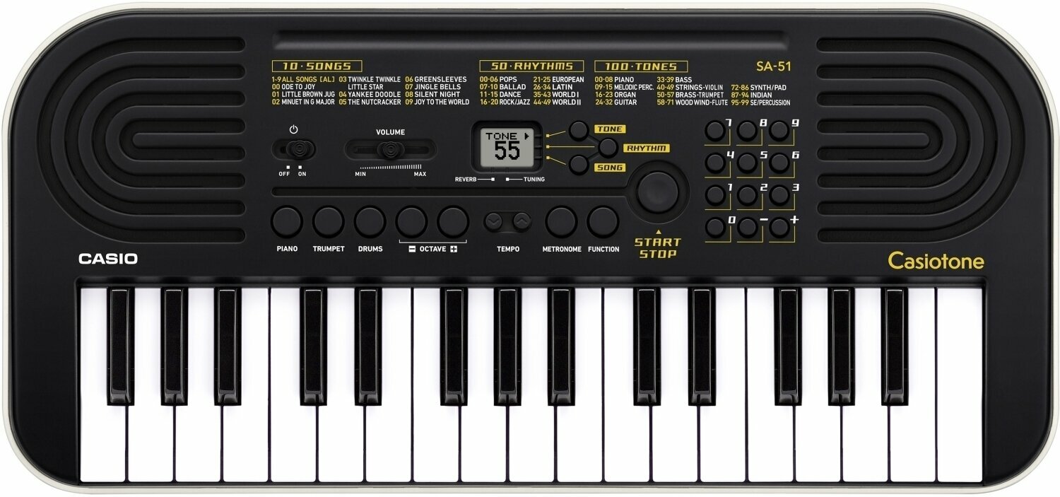 Keyboard til børn Casio SA-51 Black