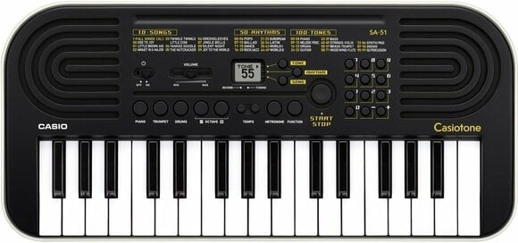 Kinder-Keyboard Casio SA-51 Black - 1