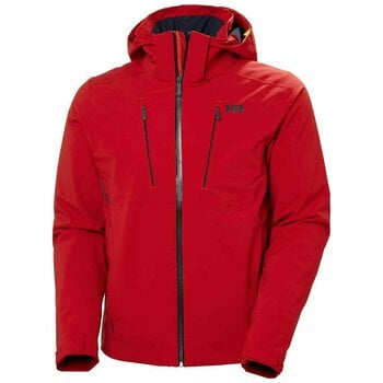 Veste de ski Helly Hansen Alpha 3.0 Ski Jacket Red XL - 1