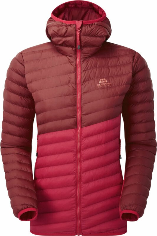 Mountain Equipment Particle Hooded Womens Jacket Capsicum/Tibetan Red 12