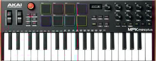 MIDI keyboard Akai MPK Mini Plus MIDI keyboard Black
