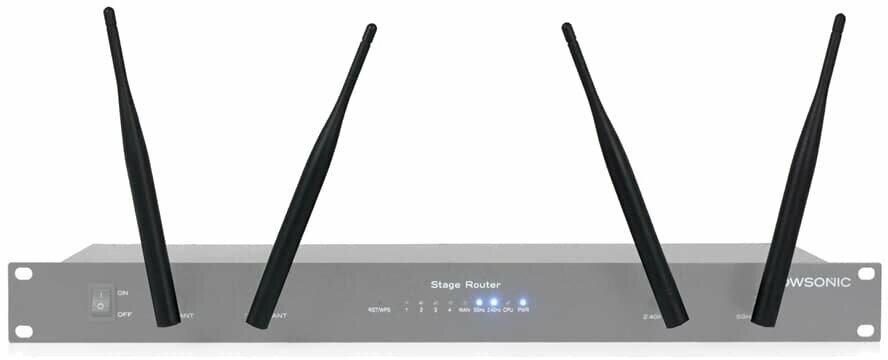 Antenne pour systèmes sans fil Nowsonic Stage Router Antenna SP Set 5.8GHz