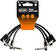 Kabel rozgałęziacz, Patch kabel Dunlop MXR 3PDCPR06 Ribbon Patch Cable 3 Pack Czarny 15 cm Kątowy - Kątowy