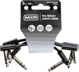 Patch kábel Dunlop MXR DCISTR03R Ribbon TRS Cable 3 Pack 8 cm Pipa - Pipa Patch kábel