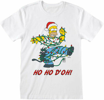 Koszulka The Simpsons Koszulka Ho Ho Doh White S - 1