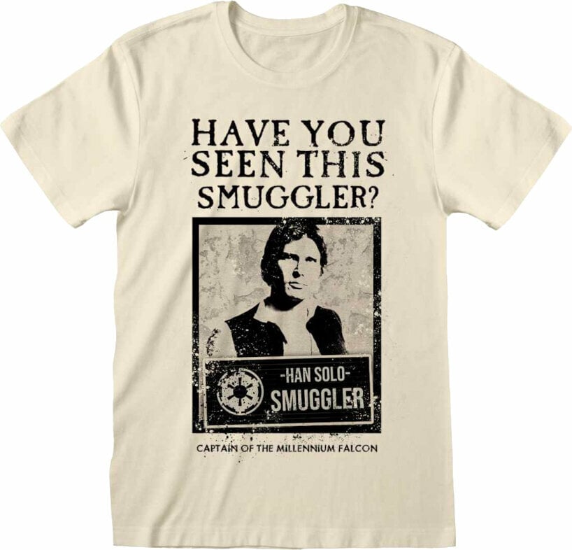 T-shirt Star Wars Have You Seen This Smuggler Natural 2XL T-shirt