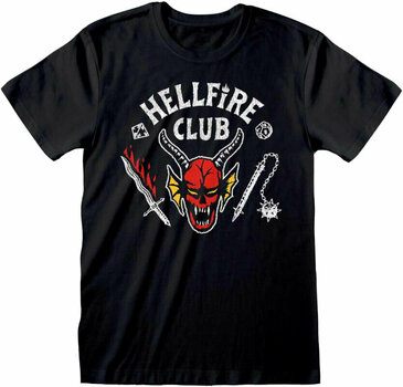Koszulka Stranger Things Koszulka Hellfire Club Logo Black M - 1