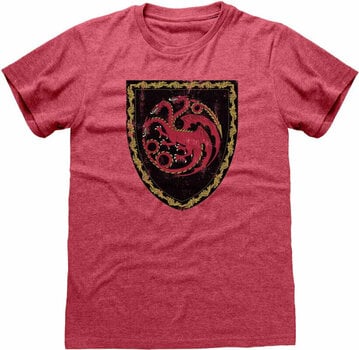 T-Shirt House Of The Dragon T-Shirt Targaryen Crest Red S - 1