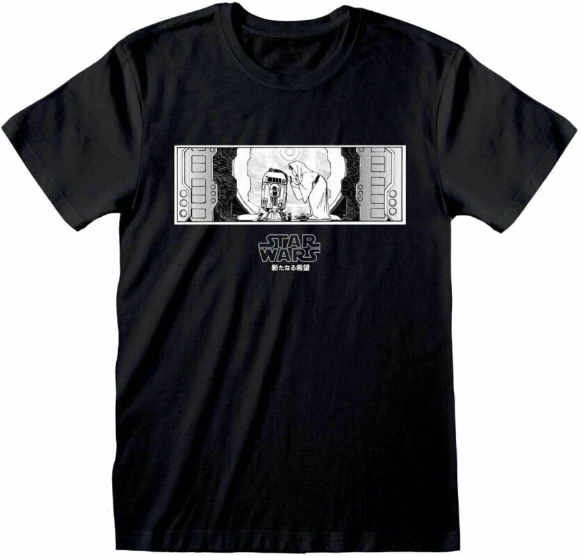 Tričko Star Wars Help Me Obi Wan Kenobi Black XL Tričko