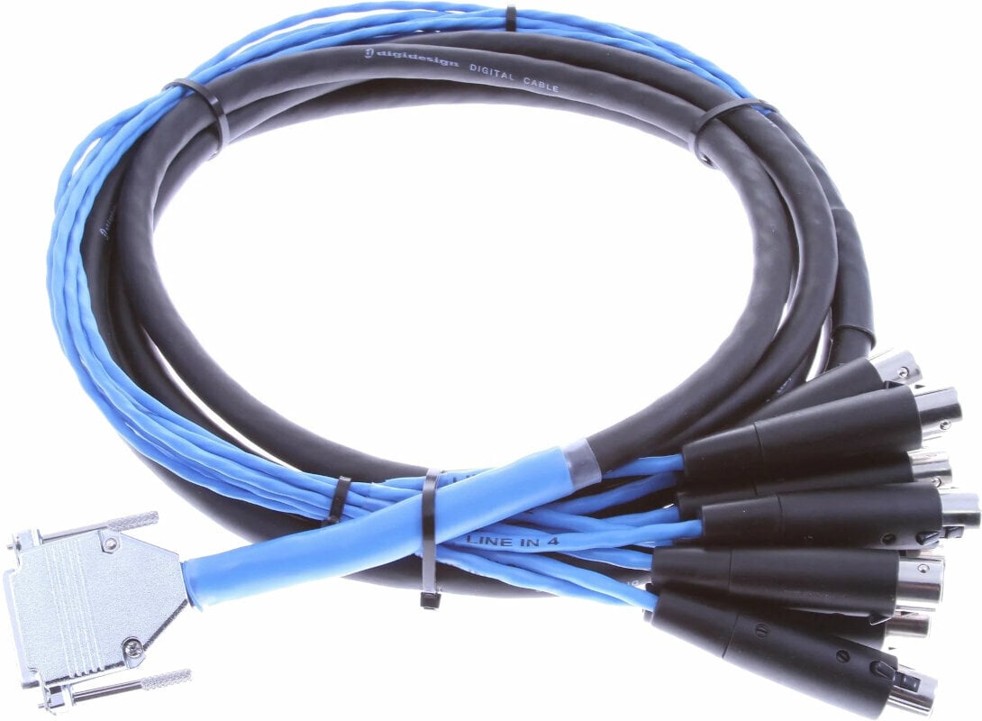 Multicore-Kabel AVID DB25 - XLRF Digisnake 3,6 m