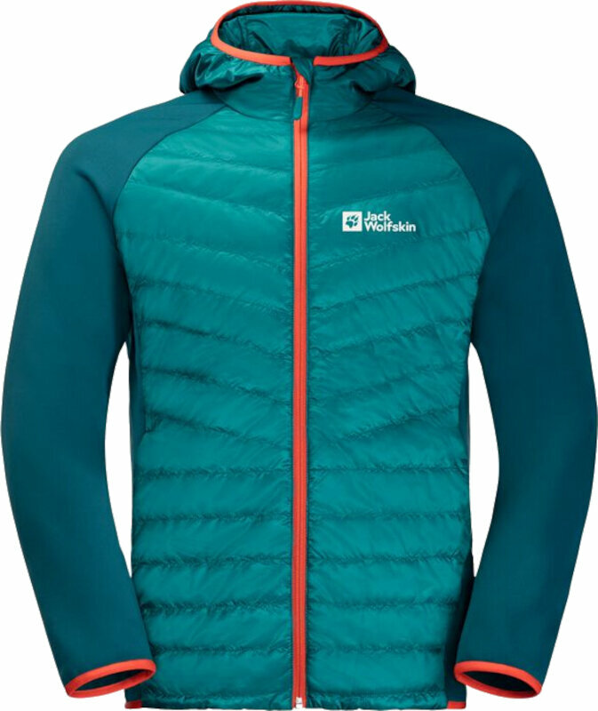 Udendørs jakke Jack Wolfskin Routeburn Pro Hybrid M Udendørs jakke Bay Blue M