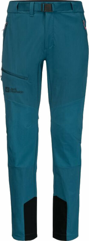 Calças de exterior Jack Wolfskin Ziegspitz Pants M Blue Coral 46 Calças de exterior