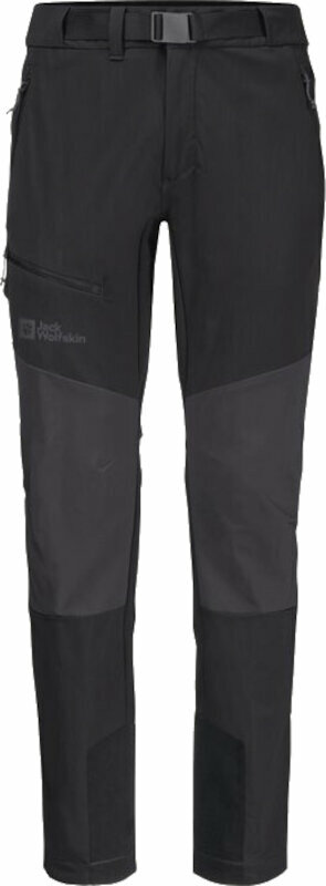 Outdoorové kalhoty Jack Wolfskin Ziegspitz Pants M Black 48 Outdoorové kalhoty