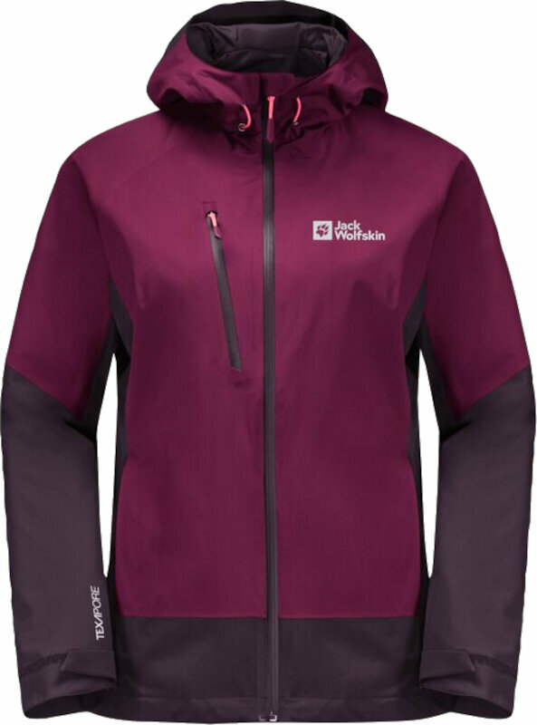 Udendørs jakke Jack Wolfskin Eagle Peak 2L W Wild Berry 2XL Udendørs jakke