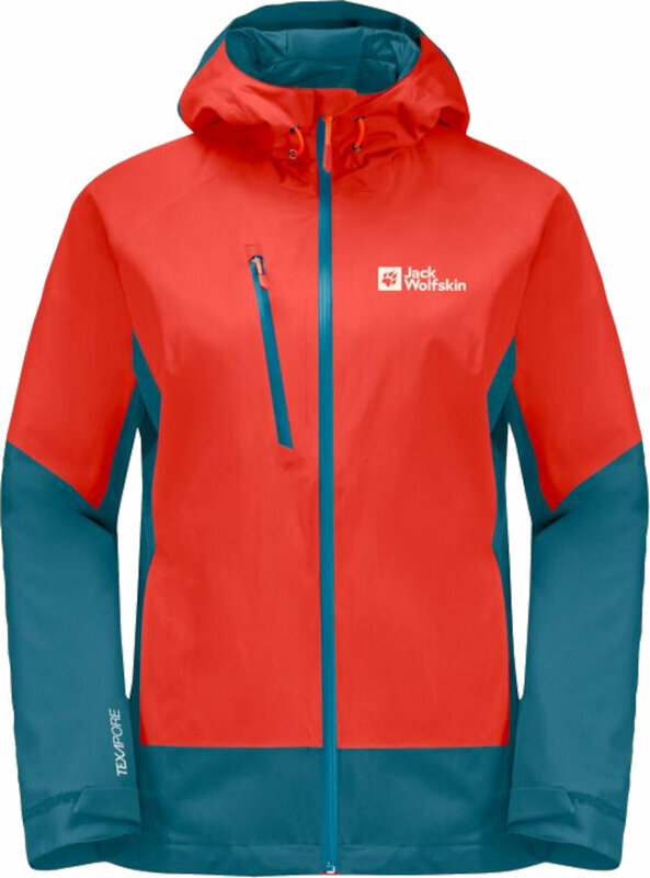 Udendørs jakke Jack Wolfskin Eagle Peak 2L W Grenadine 2XL Udendørs jakke