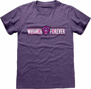 Skjorte Black Panther Skjorte Wakanda Forever Purple XL - 1