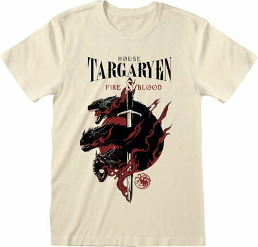 T-shirt Game Of Thrones House Targaryen Natural L T-shirt - 1
