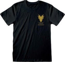 Tričko House Of The Dragon Tričko Emblem Black L