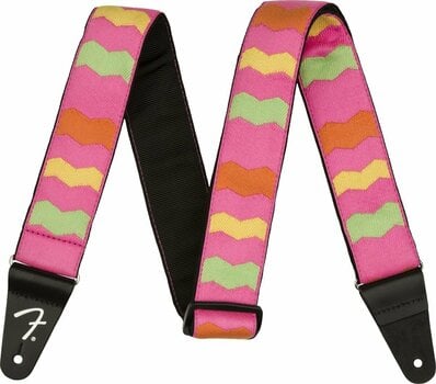 Textilgurte für Gitarren Fender MonoNeon Woven Strap Neon Pink - 1