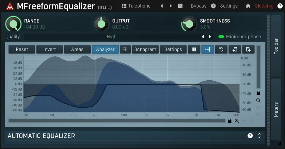 Plug-In software da studio MELDA MFreeformEqualizer (Prodotto digitale)