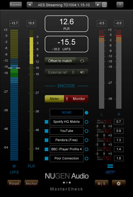 Updates en upgrades Nugen Audio Mastercheck UPG (Digitaal product)