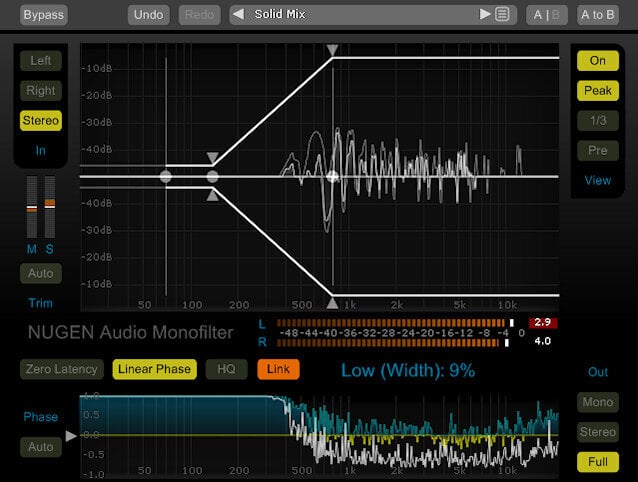 Updatări & Upgradări Nugen Audio Monofilter > Monofilter V4 UPG (Produs digital)