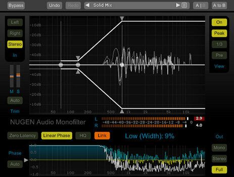 Atualizações e melhorias Nugen Audio Monofilter > Monofilter V4 UPG (Produto digital) - 1