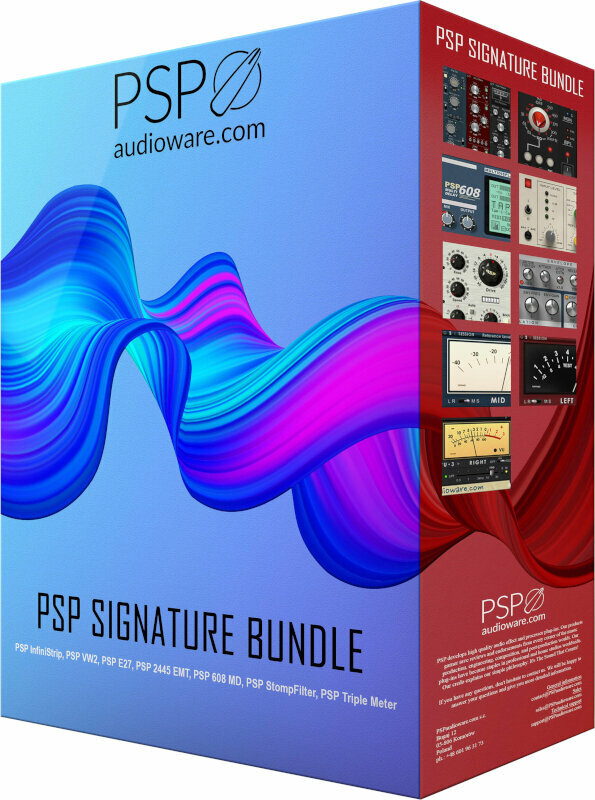 Software Plug-In FX-processor PSP AUDIOWARE Signature Bundle (Digitalt produkt)