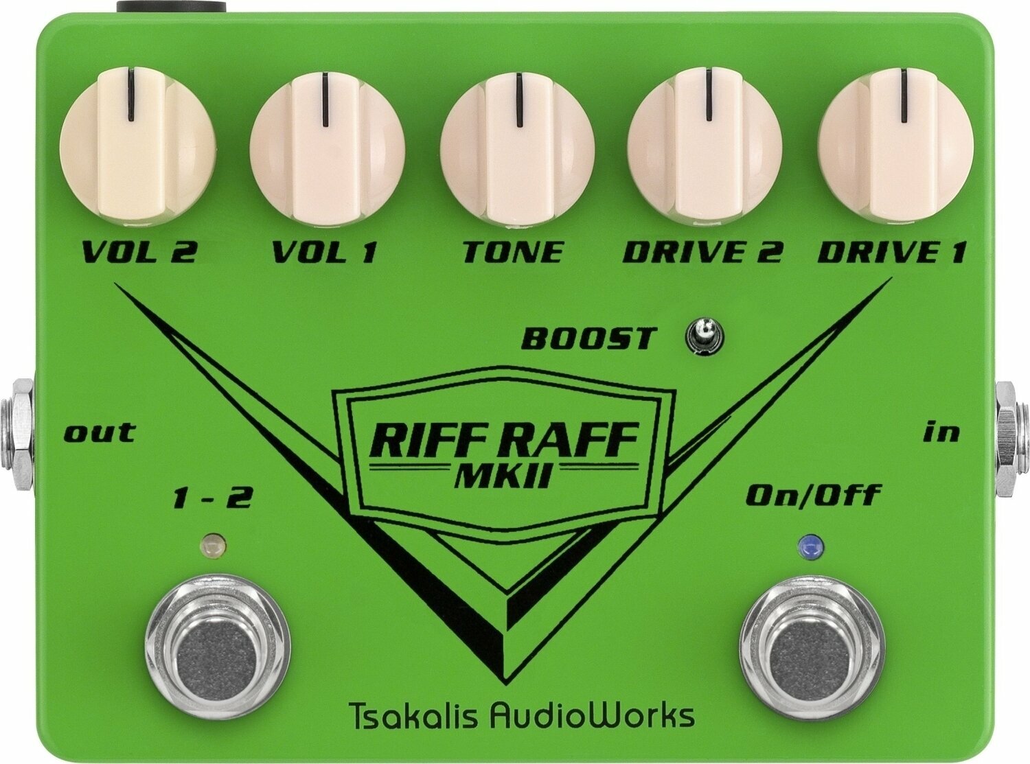 Effet guitare Tsakalis AudioWorks Riff Raff MKII