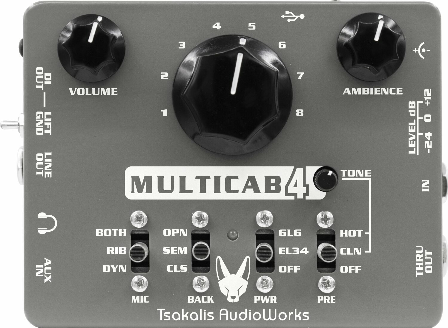 Gitarový multiefekt Tsakalis AudioWorks MultiCab 4
