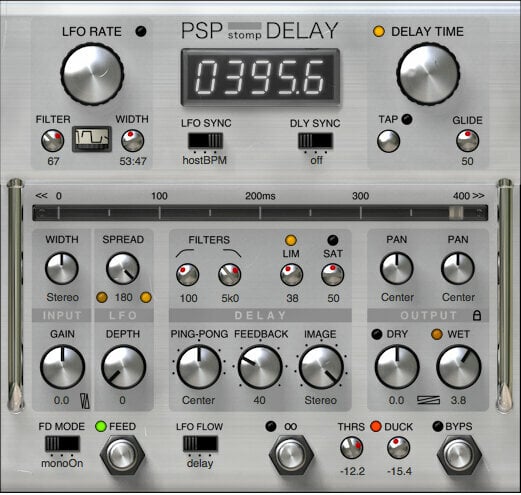 Effect Plug-In PSP AUDIOWARE StompDelay (Digital product)