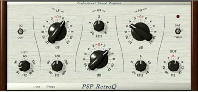Logiciel de studio Plugins d'effets PSP AUDIOWARE RetroQ (Produit numérique)