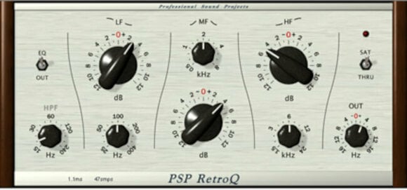Plug-in de efeitos PSP AUDIOWARE RetroQ (Produto digital) - 1