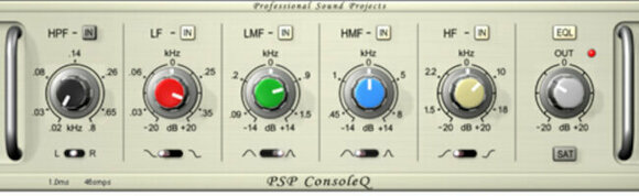 Plug-in de efeitos PSP AUDIOWARE ConsoleQ (Produto digital) - 1