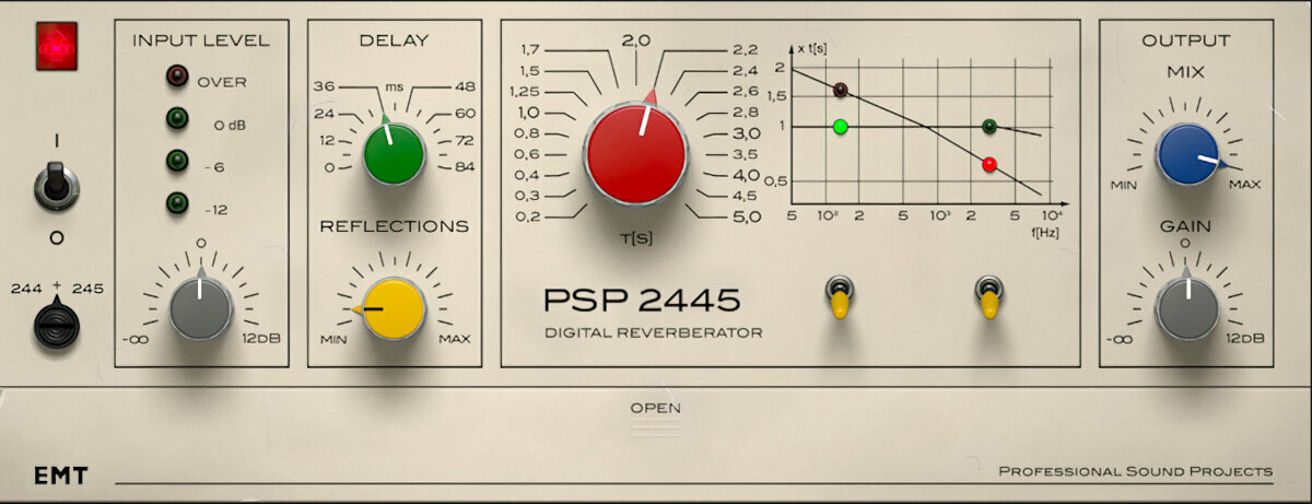 Studio software plug-in effect PSP AUDIOWARE 2445 EMT (Digitaal product)
